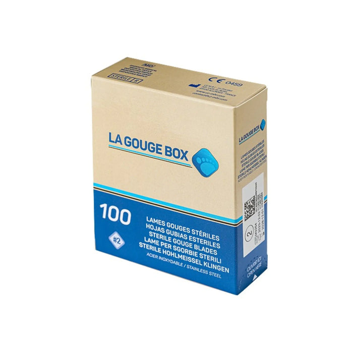 100 Sterile Gouge Blades - La Gouge Box Coblentz Medical