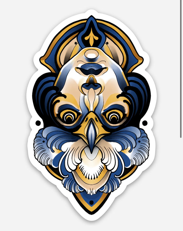 Falcon Lady - sticker