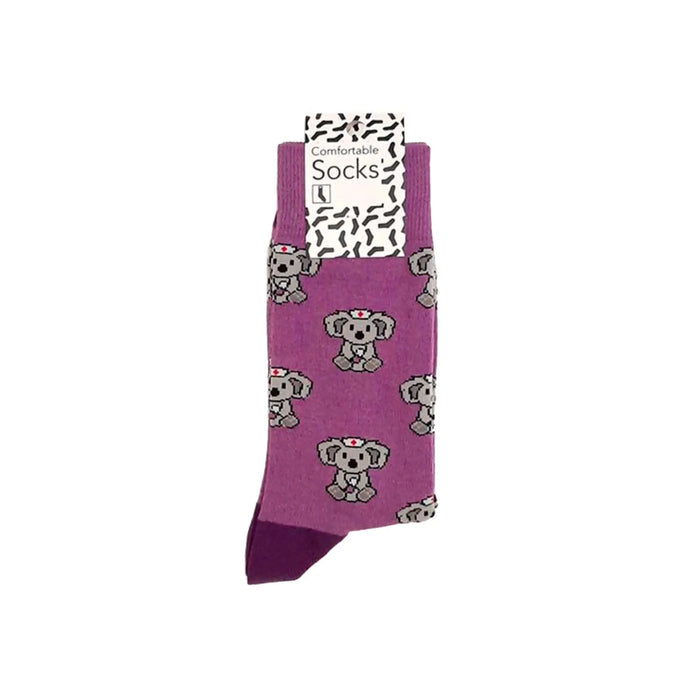 Koala - Chaussettes violettes / 36-40