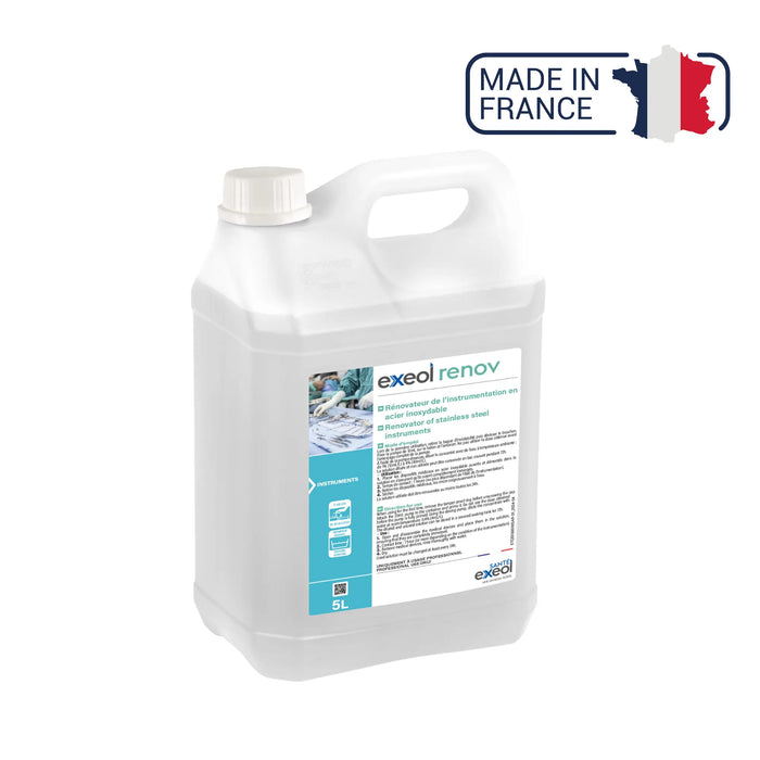 Exeol renov - Renovation of Stainless Steel Instruments - 1L or 5 L - Sodel Exeol