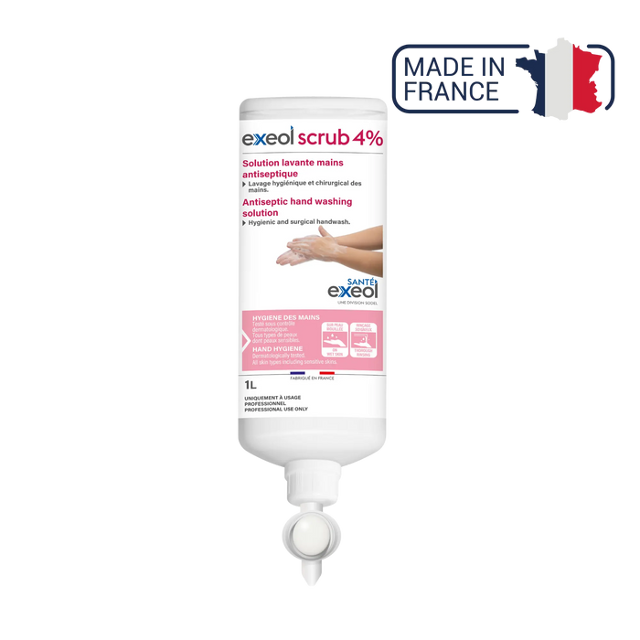Exeol scrub 4% antiseptic soap - Sodel Exeol