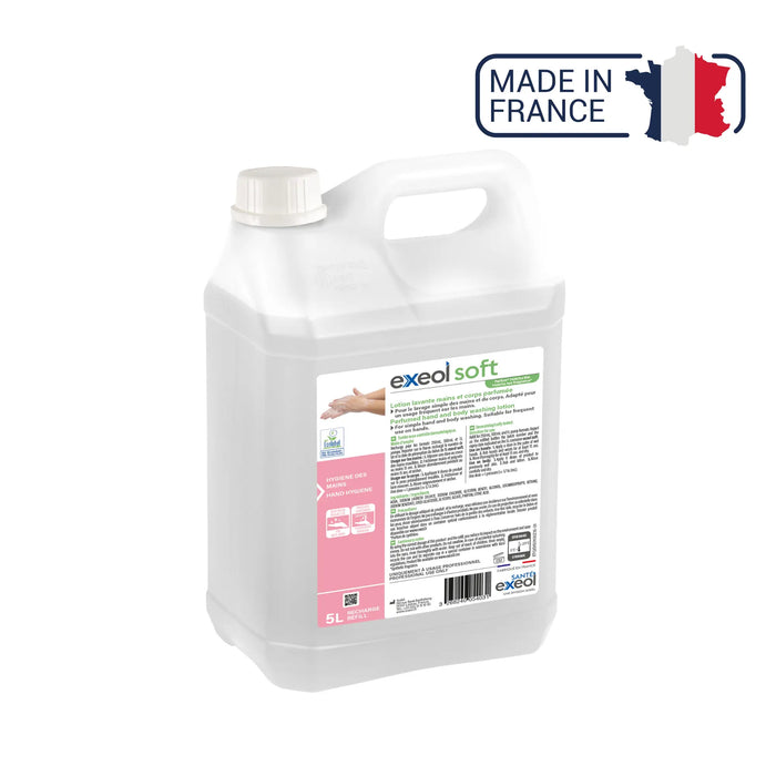 Hand and body washing lotion with Matcha Tea fragrance - Exeol Soft - Sodel Exeol