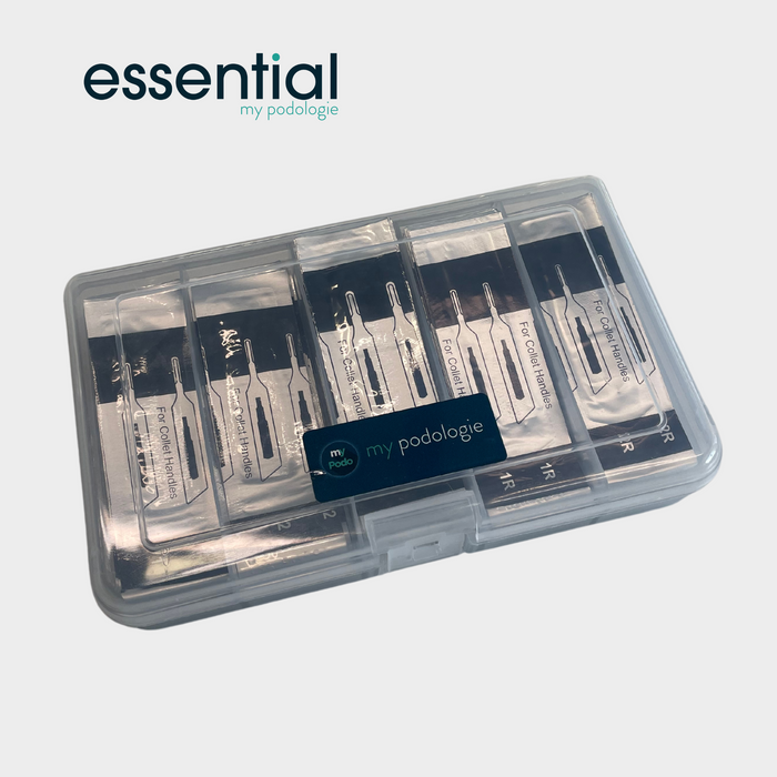 Pack of classic and round gouge blades - Essential by My Podologie My Podologie