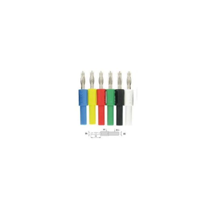 Pair of 2mm to 4mm adapter for Axilla Electrodes Kit - I2M Laboratoires I2M Laboratoires