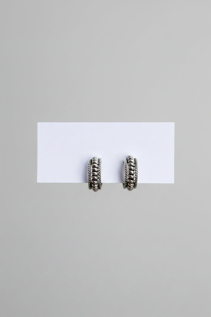 Silver Arroyo Hoop Earrings - Wooten's