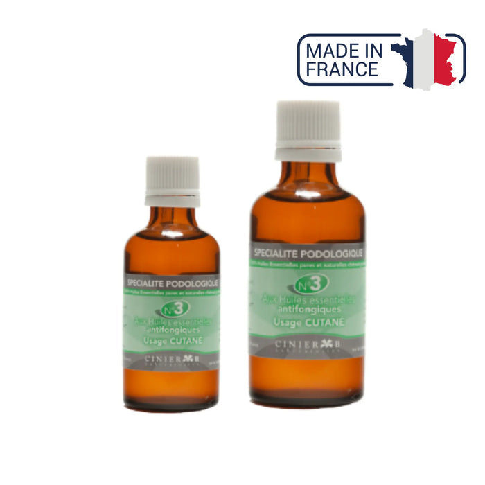 Specialty No. 3 Cutaneous Antifungal - 2 capacities - 100% HE Oil - Laboratoires Cinier B Laboratoires Cinier B