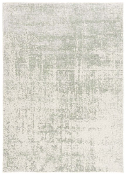 Tapis Arrietty Abstract Machine Made Area Carpet couleur sauge/ivoire 8x10