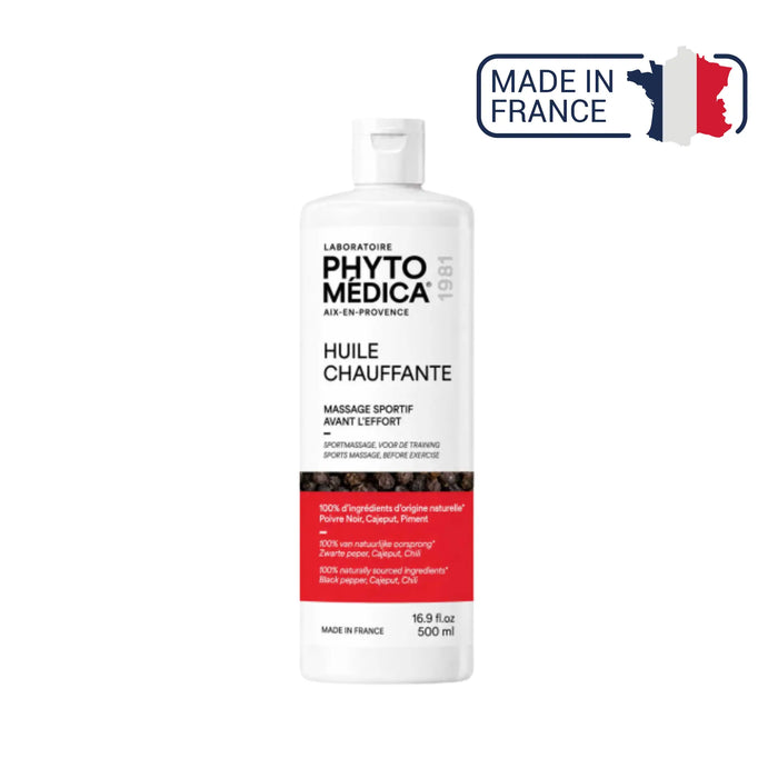 Huile sèche chauffante - deux contenances - Phytomedica Laboratoires Phytomedica
