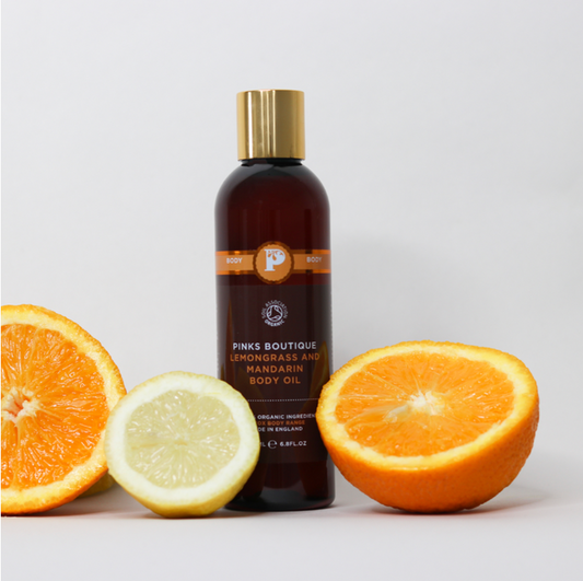 1 Litre Lemongrass and Mandarin Body Massage Oil