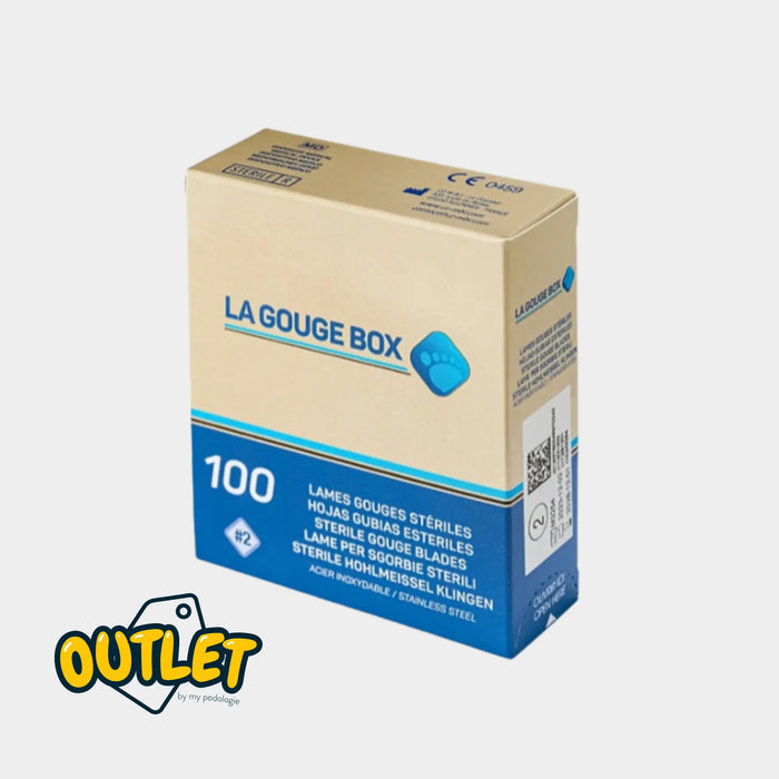 100 Lames de gouges stériles - Taille N 8 -  La Gouge Box // Date dépassée Coblentz Medical