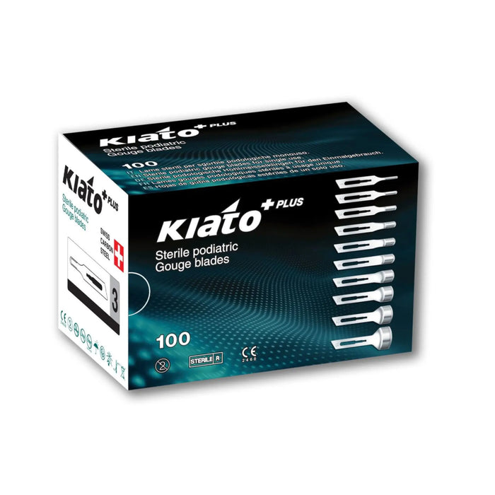 100 sterile gouge blades - Kiato + Kiato