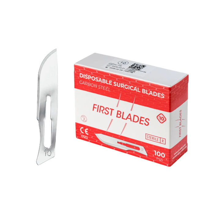 100 sterile scalpel blades - First Blades First Blades N-10