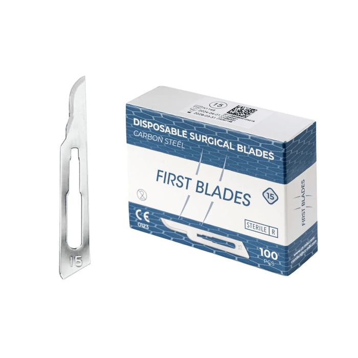 100 sterile scalpel blades - First Blades First Blades N-15