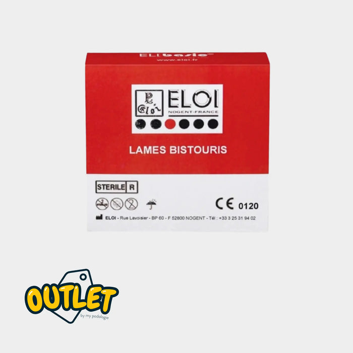 100 Sterile scalpel blades n°23 - Elibasic by Eloi // Outdated date Eloi Podiatry
