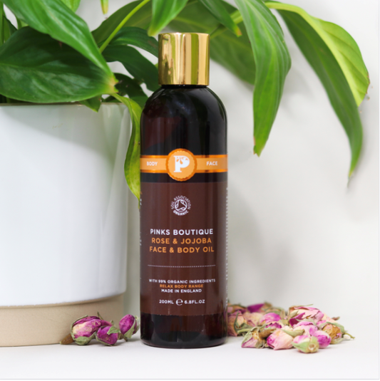 200ml Rose and Jojoba  Face and Body Oil