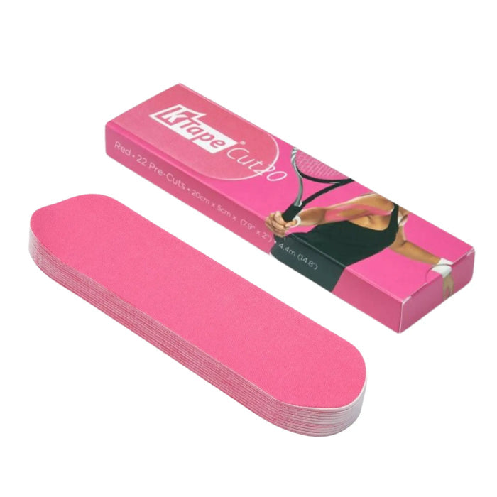 22 pre-cut taping strips - 20 cm - K-Tape Cut K-Tape  Fuchsia