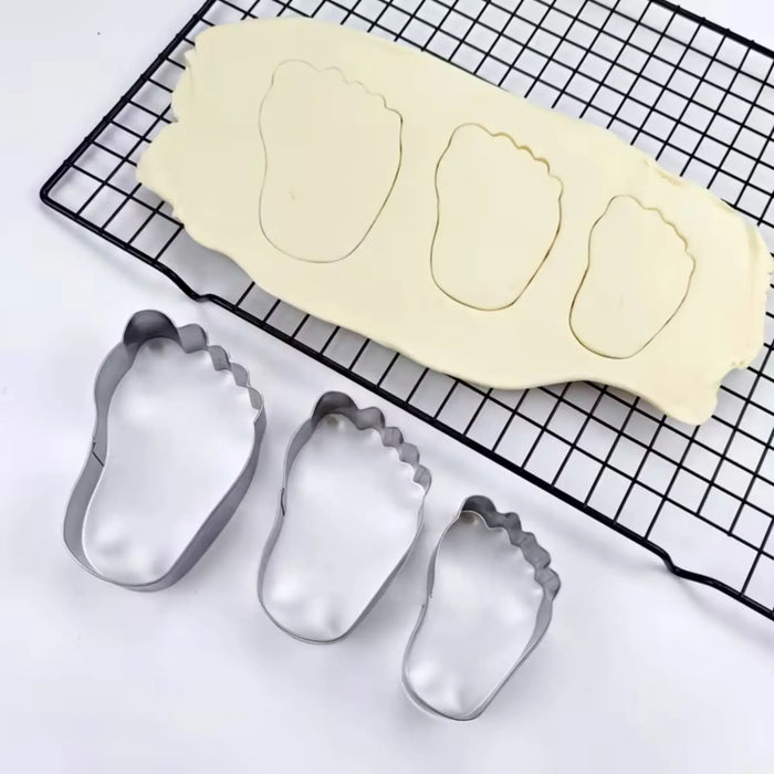 3 Foot Cookie Cutters for Biscuits and Cakes - My Podologie My Podologie