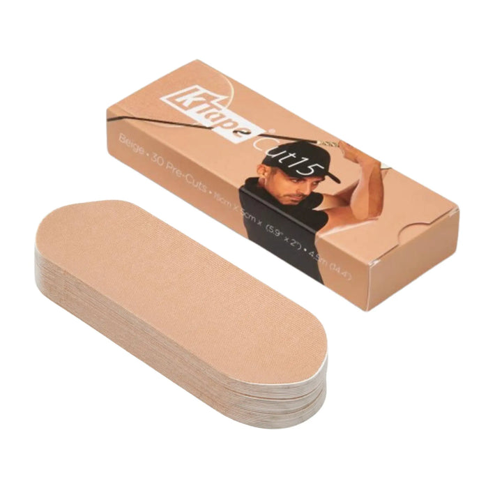 30 pre-cut taping strips - 15 cm - K-Tape Cut K-Tape  Beige