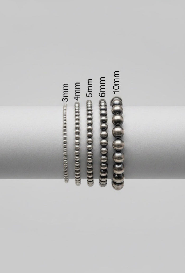 3mm Sterling Silver Pearl Bracelet - Wooten's