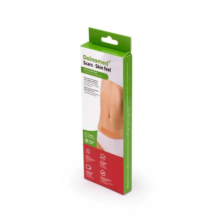 5 Thin Silicone Sheets - Thickness 0.4 mm - Several Dimensions - Fresco Fresco Podologia 4x30-cm