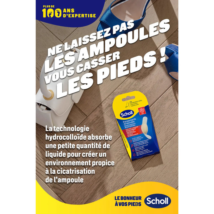 6 Hydrocolloid Toe Dressings - Scholl Scholl
