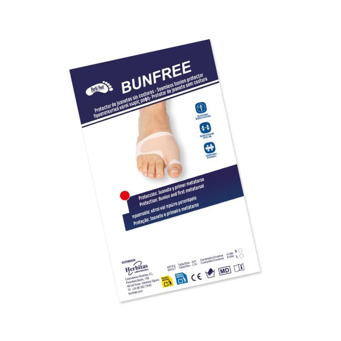 6 Seamless Bunion Protectors - Size S - Herbitas Fresco Podologia