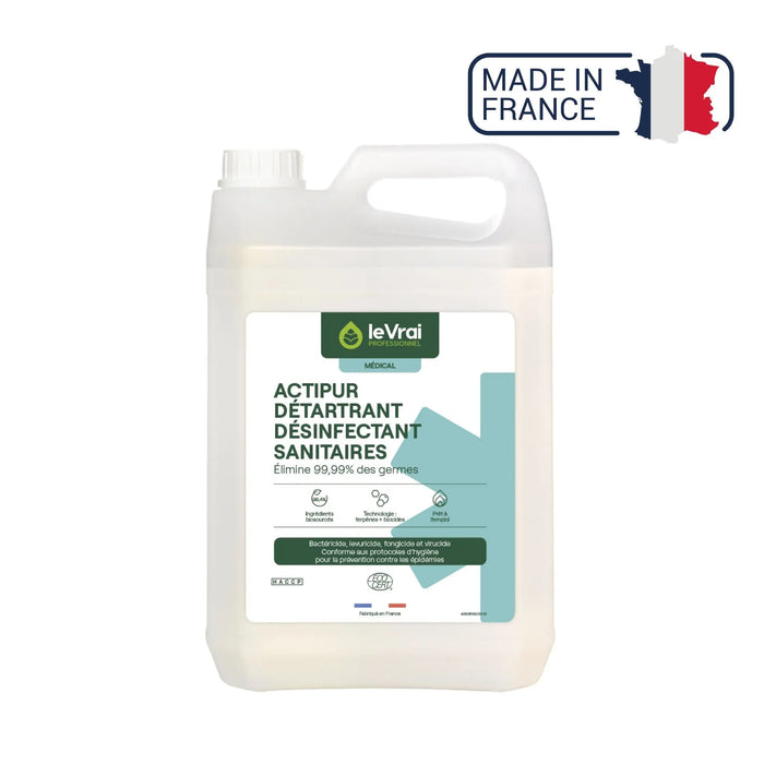 Actipur Sanitary Descaler Disinfectant - Two capacities available - Le Vrai Professionnel My Podologie