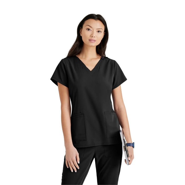 Aria - V-neck tunic - Women - Barco Unify BARCO  Black / XL