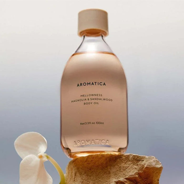 [AROMATICA] Mellowness Body Oil Magnolia & Sandalwood 100ml - Ballagrio