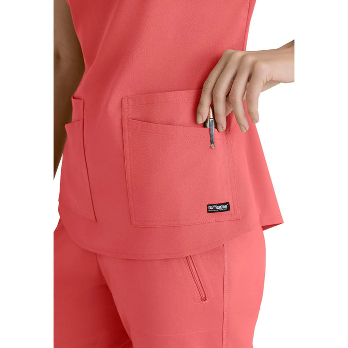 Aura - V-neck tunic - Women - Grey’s Anatomy Stretch Grey’s Anatomy