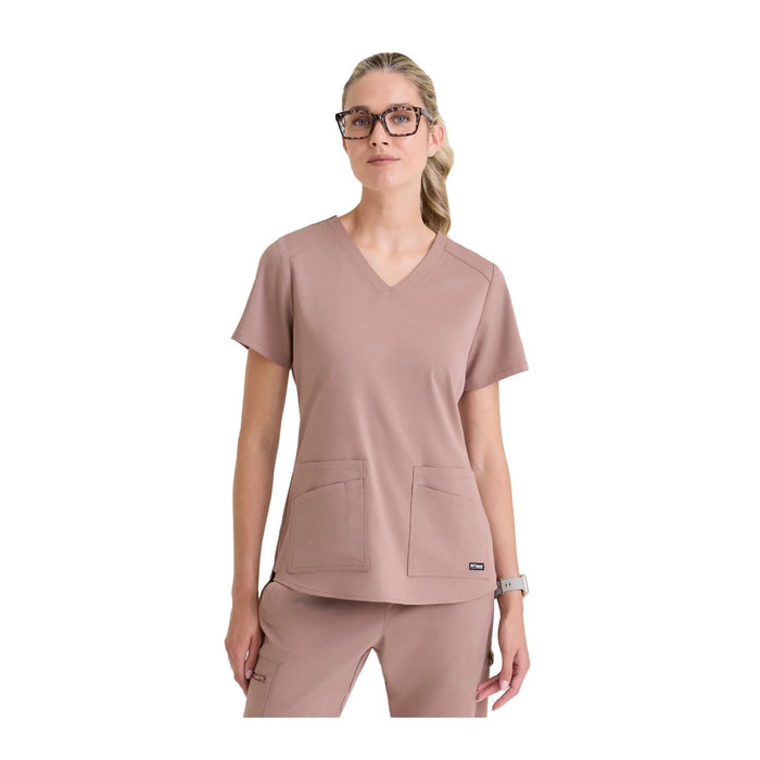 Aura - V-neck tunic - Women - Grey’s Anatomy Stretch Grey’s Anatomy