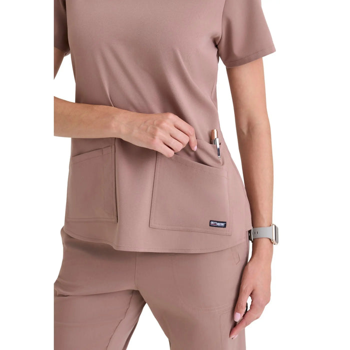 Aura - V-neck tunic - Women - Grey’s Anatomy Stretch Grey’s Anatomy