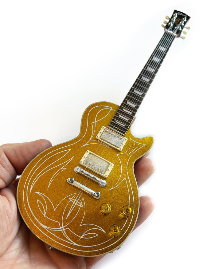 BILLY F GIBBONS - "PINSTRIPE" GIBSON LES PAUL GOLDTOP - MINI GUITAR