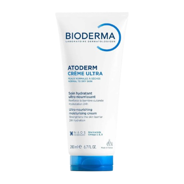 Bioderma Atoderm Ultra Nourishing Moisturising Cream 200Ml