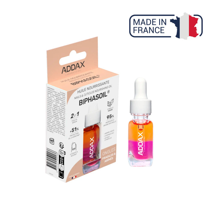 BIPHASOIL® - 2 in 1 Nourishing Serum for Nails and Cuticles - 11 ml - Laboratoire Addax Laboratoire Addax