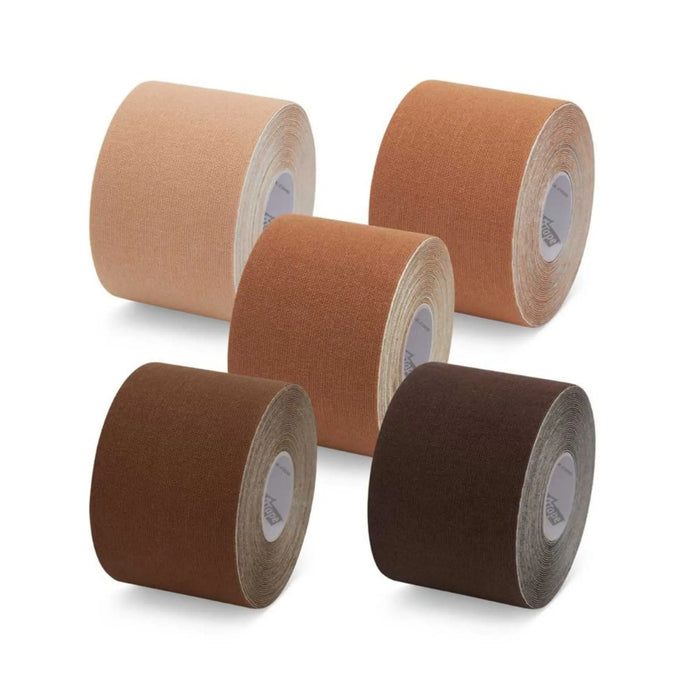 Boîte de 5 rouleaux de Bande adhésive élastique - My Skin Mix - 5cm x 5m  - 5 couleurs peau - K-Tape K-Tape