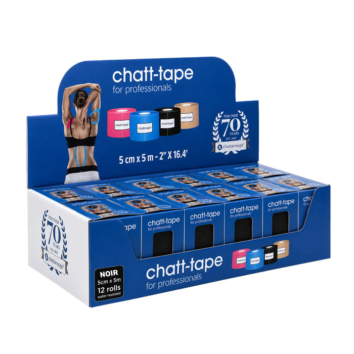 Chatt-tape - Bande adhésive élastique - 5cm x 5m - 4 couleurs - Chattanooga® Chattanooga