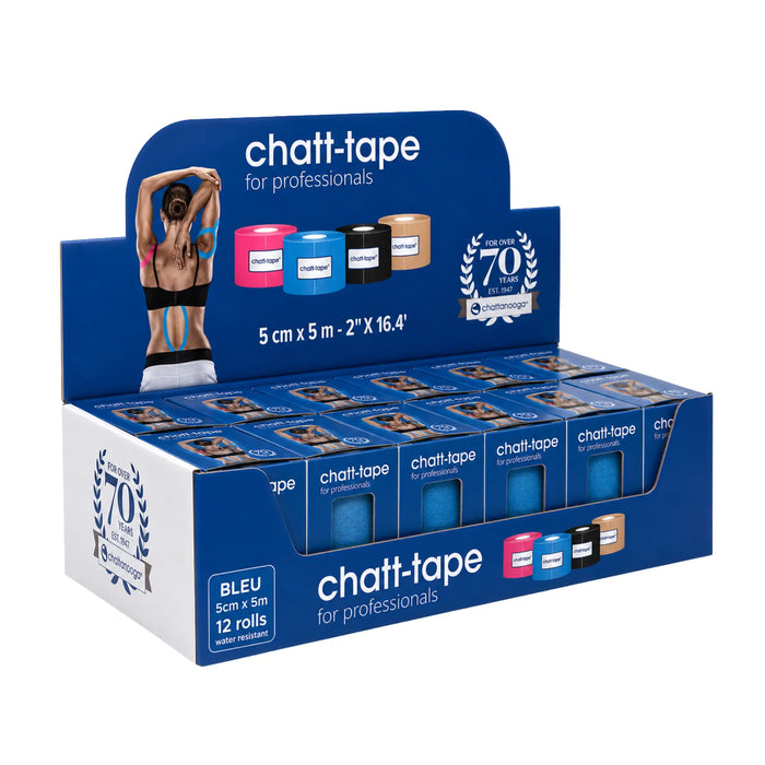 Chatt-tape - Bande adhésive élastique - 5cm x 5m - 4 couleurs - Chattanooga® Chattanooga