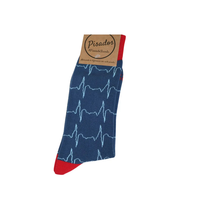 Pulsations - Chaussettes bleu marine / 36-40