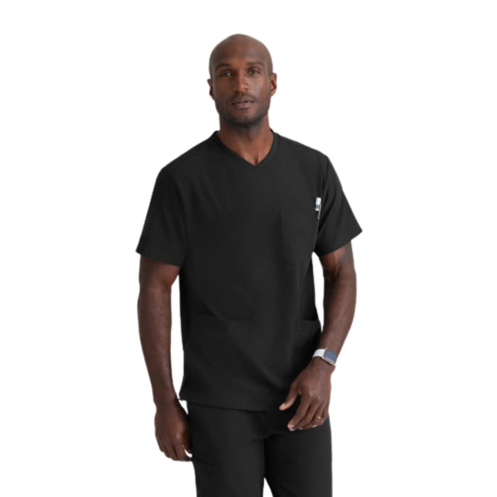 Crew - Medical T-shirt - Crossed V-neck - Men - Skechers Vitality SKECHERS VITALITY  Black / XL