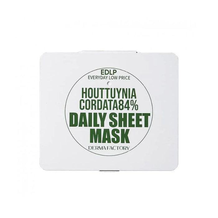 [DERMA FACTORY] Houttuynia Cordata 84% Daily Sheet Mask 340g 30EA - Ballagrio