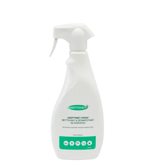 Surface and DM disinfectant cleaning spray 750ml - ASEPTONET Aseptonet