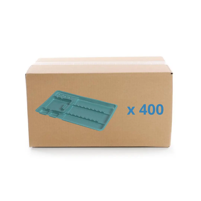 Single-use care trays with compartments - 3 formats - Box of 400 My Podologie