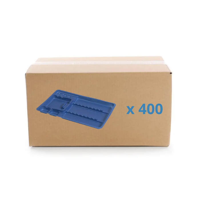 Single-use care trays with compartments - 3 formats - Box of 400 My Podologie