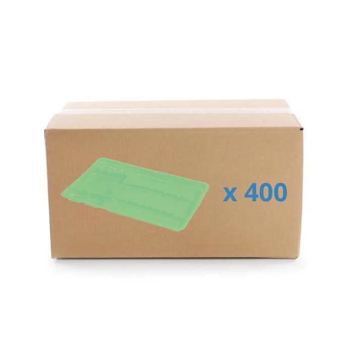 Single-use care trays with compartments - 3 formats - Box of 400 My Podologie