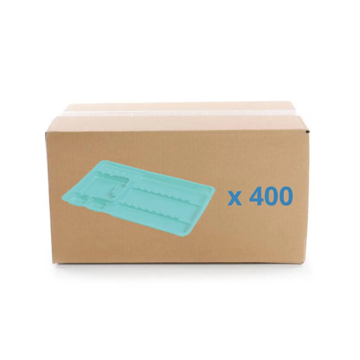 Single-use care trays with compartments - 3 formats - Box of 400 My Podologie