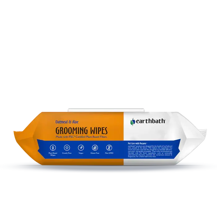 Dog Grooming Wipes - Oatmeal & Aloe - Vanilla & Almond