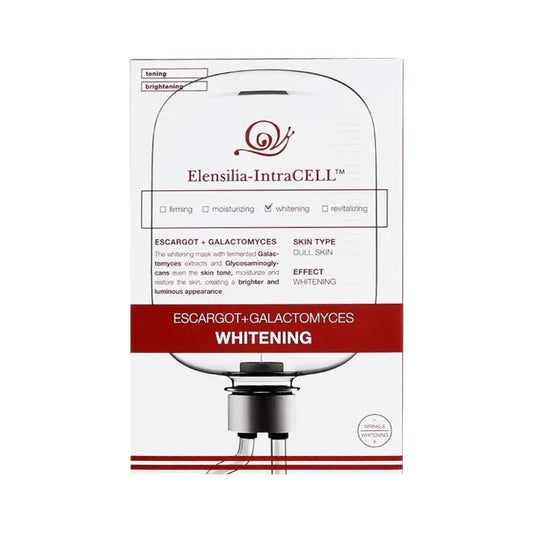 [ELENSILIA] Intracell Escargot + Galactomyces Whitening Mask 25ml*10EA - Ballagrio