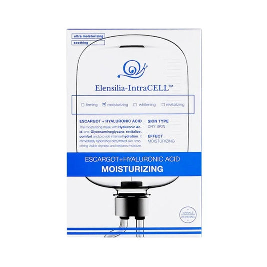 [ELENSILIA] Intracell Escargot + Hyaluronic Acid Moisturizing Mask 25ml*10EA - Ballagrio