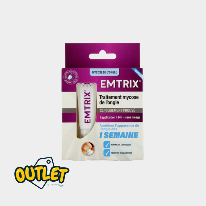 Emtrix - Traitement Mycose de l'ongle - 1 flacon de 10 ml // Date dépassée Urgo